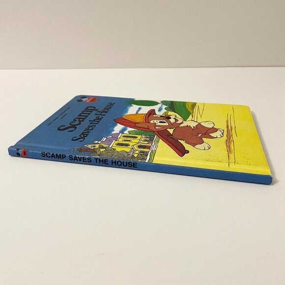 Vintage 1980 Walt Disney Scamp Saves the House Hardcover Book - Picture 3 of 16